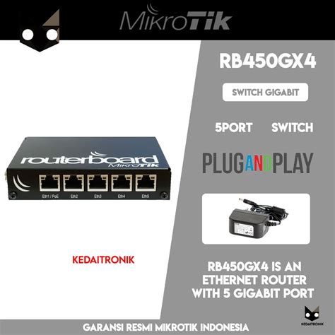 Jual Mikrotik Rb Gx Routerboard Routeros Port Volt Wireless