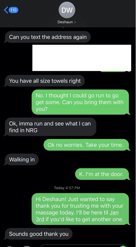 Screenshots Of Text Messages Released Shows Deshaun Watsons Accuser