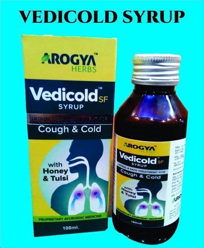 Vedicold Herbal Syrup For Cough Cold 100ML At Rs 79 Bottle In Ambala