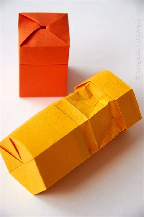 Self Closing Origami Twist Box Origami Tutorials Origami Tutorial