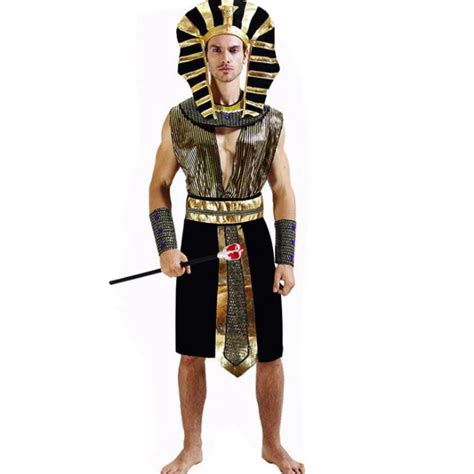 Trajes de halloween antigo egito faraó egípcio tutankhamon rei