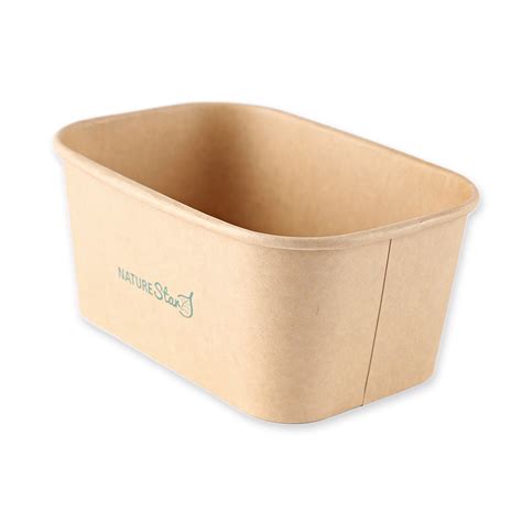 Buy Organic Lids For Trays Takeaway Kraft Paper Pe Fsc Mix Brown