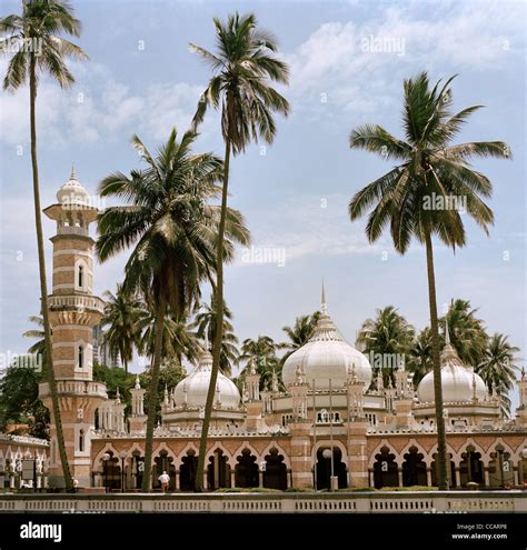 Jamek Mosque In Kuala Lumpur In Malaysia In Far East Southeast Asia