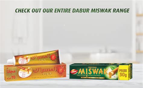 Dabur Miswak Gold Fresh Toothpaste 120gm 50gm Free 170 Gm With Al