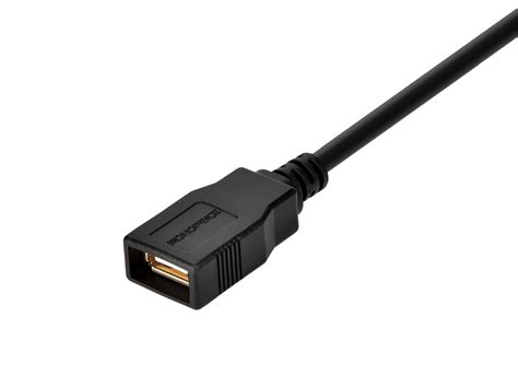 Monoprice Usb A To Usb A Female 20 Extension Cable 2824awg Gold Plated Black 3ft 5 Pack