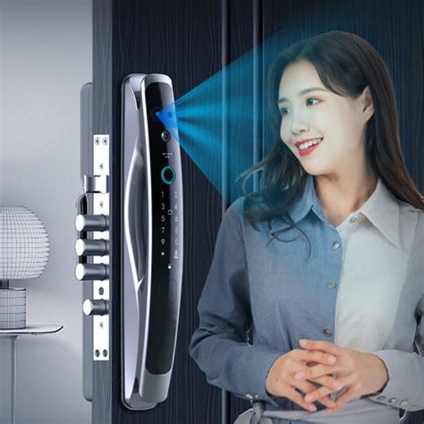 Face Recognition Smart Fingerprint Lock Security Face Camera Monitor