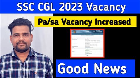 Ssc Cgl Pa Sa Vacancy Update Ssc Cgl Total Vacancy Update