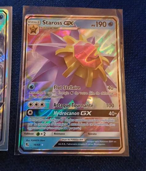 LOT CARTE POKEMON STAROSS Gx14 68 Leviator Gx 16 68 Soleil Et Lune EUR