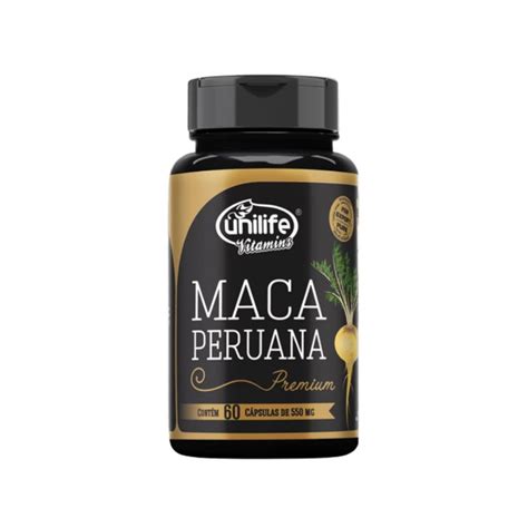 Maca Peruana Premium Mg Capsulas Unilife No Shoptime