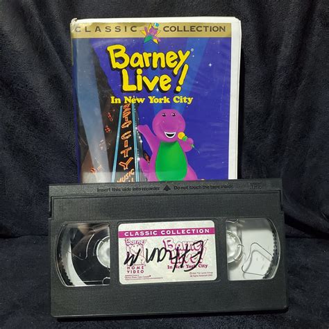 Barney Live In New York City Vhs 1994 Classic Collection Please Read Ebay