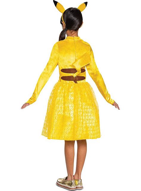 Girls Pikachu Costume Yellow Tutu Pikachu Pokemon Costume For Kids
