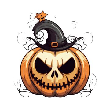 Pumpkin King Jack Skellington Halloween Cartoon Creepy Element PNG