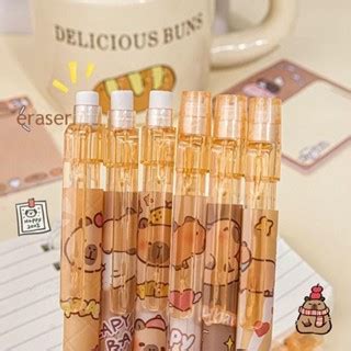 Vanes Pcs Capybara Mechanical Pencil Kawaii Cute Mm Automatic