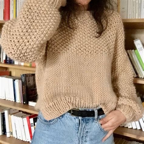 Beginner Friendly Knitting Pattern Gallant Sweater Chunky Atelier