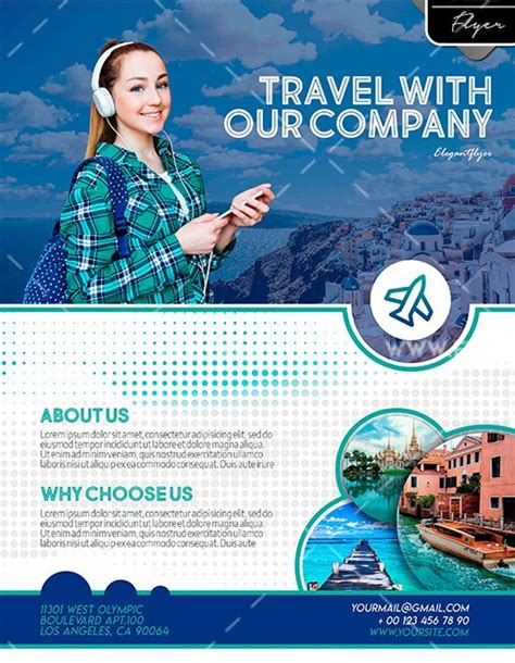 Travel Agency Flyer Template Free Printable Templates