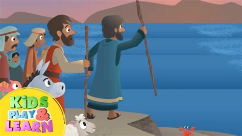 Moses Parts The Red Sea Bible For Kids Youtube