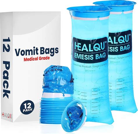 Amazon Healqu Vomit Emesis Bags