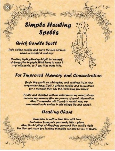 Pin by Gina Lynn on Good Witch | Healing spells, Wiccan spell book ...