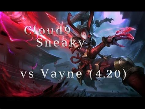 C9 Sneaky Kalista ADC Vs Vayne Season 4 4 20 League Of Legends LoL