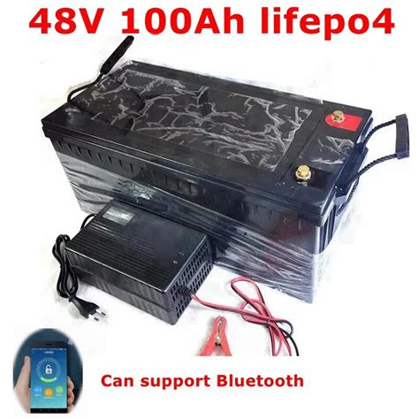 Bater A De Litio Lifepo Fs V Ah Con Aplicaci N Bluetooth Para