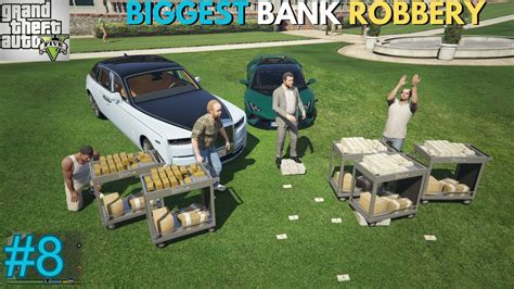 THE BIGGEST BANK ROBBERY IN GTA 5 AJJ TK KI SABSE BDI BANK CHORI