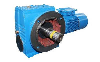 Flange Mounted Helical Worm Gear Motor High Efficiency Gearboxes