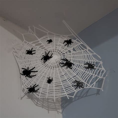 Spider Web Spiders 3D Printed Halloween Collection - Etsy