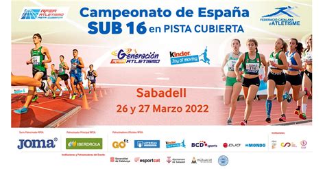 Campionat Despanya Sub En Pista Coberta Federaci Catalana Atletisme