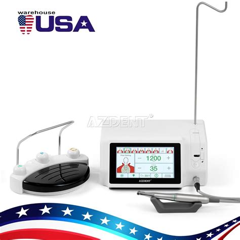 Us Dental Led Implant Motor Surgical System Touch Screen Contra Angle