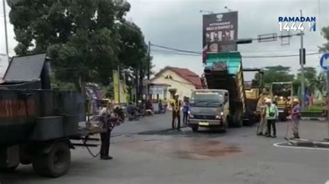 Jelang Mudik Lebaran Perbaikan Ruas Jalan Pantura Subang Dikebut