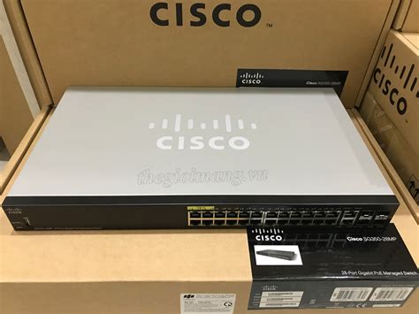 SG350 28MP K9 EU Cisco SG350 28MP 28 Port Gigabit PoE Managed Switch