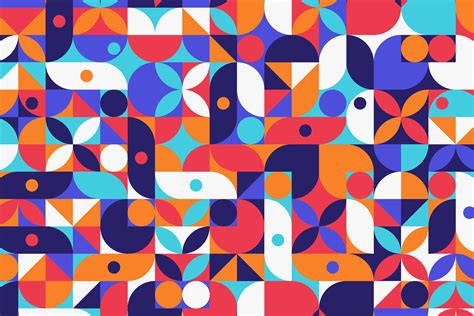 Geometric Retro Pattern