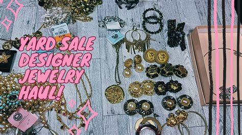 Designer Jewelry Estate Sale Haul Vintage Chanel A Necklace VWorth