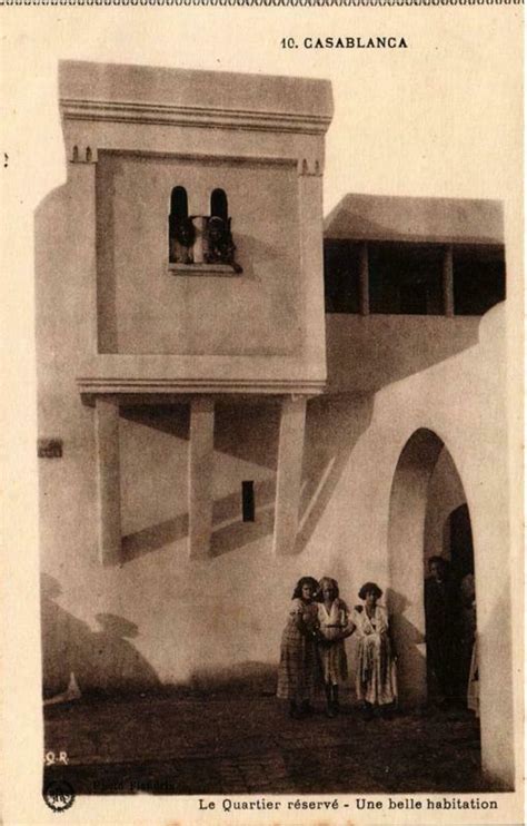 Pc Cpa Casablanca Quartier Reserve Prostitution Female Ethnic Nude A Europe France