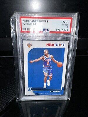 2019 PANINI NBA Hoops RJ Barrett RC Rookie Card PSA 10 Knicks 201 GEM