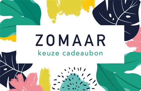 Zomaar Keuze Cadeaubon Cadeaubon Be