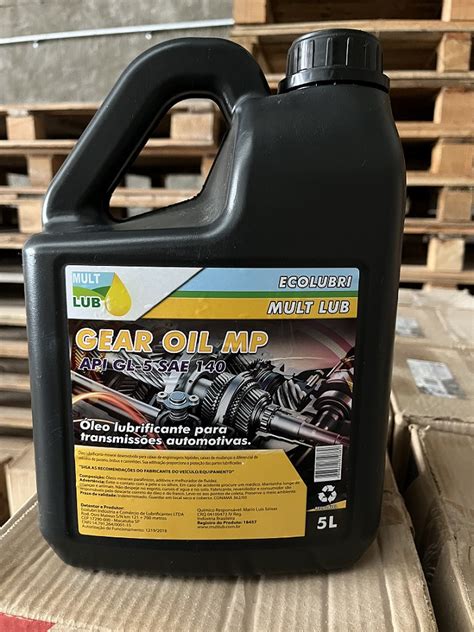 Mult Lub Gear Oil Mp Sae Api Gl X Lubrikar Comercio E