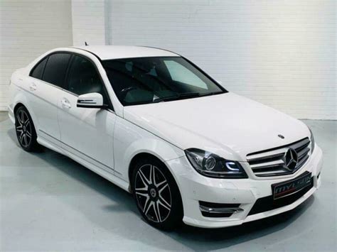 Mercedes Benz C Class C250 Cdi Amg Sport Plus White Auto W204 2012 C220 4 Door In Trafford