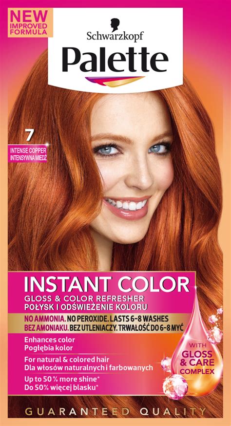 SCHWARZKOPF PALETTE szampon koloryzujący nr 7 Intensywna Miedź 25 ml