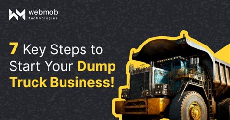 How To Start A Dump Truck Business In 2023 WebMob Technologies