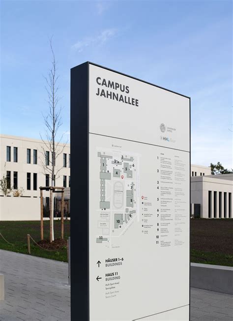 Leipzig University Jahnallee Campus Studio Gourdin Wayfinding