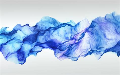 Abstract Blue Waves A Stunning Hd Wallpaper