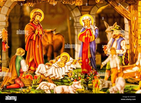 Traditional Czech Christmas Nativity Scene Scenes From The Birth Of