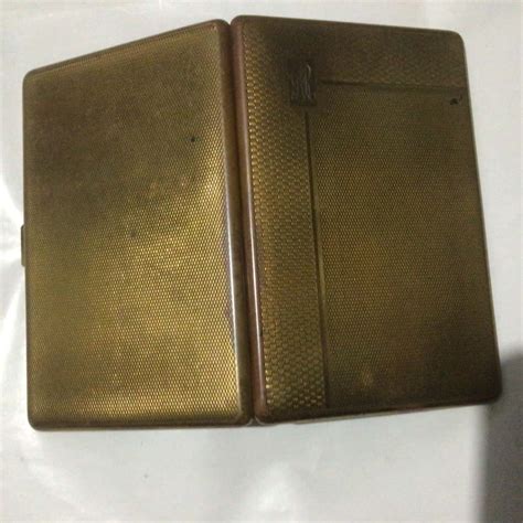 Emu Brand Standphast Goldoid Gold Plated 159290 Cigarette Cases