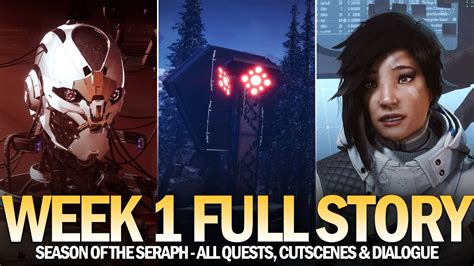 Season Of The Seraph Full Story Week 1 All Cutscenes Quests And Dialogue Destiny 2 Youtube