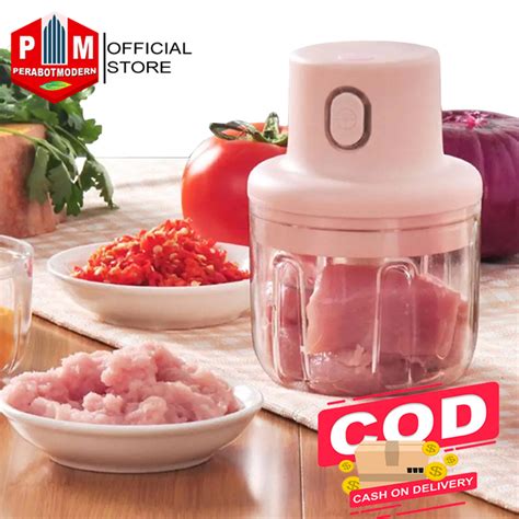 Jual Blender USB Mini Chopper 100 ML Elektrik Food Processor Blender