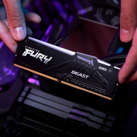 Kingston Fury Beast Rgb Schwarz Dimm Kit Gb Ddr Cl Ab