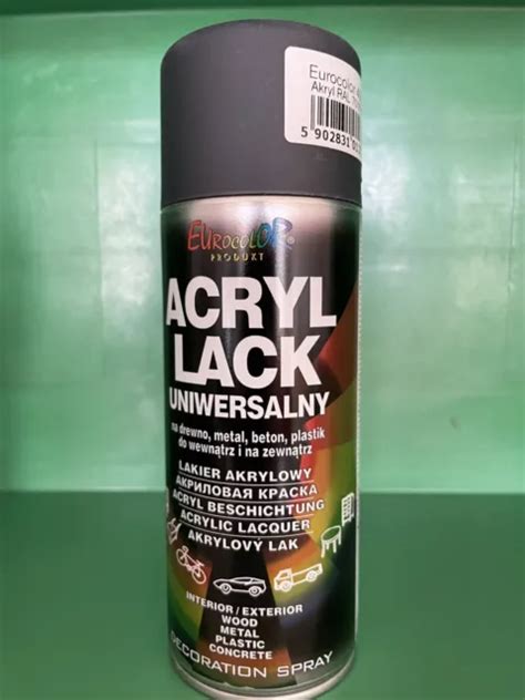 ACRYL LACK 400 ml in 9 RAL Farben Eurocolor Lackspray Sprühfarbe