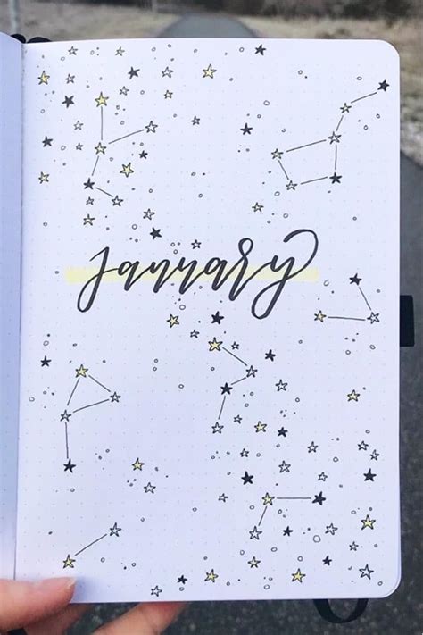 39 Best January Bullet Journal Cover Spreads Juelzjohn