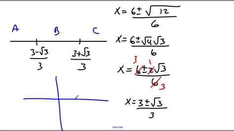 Section 9 5 Example 1b Solving A Quadratic Inequality Youtube